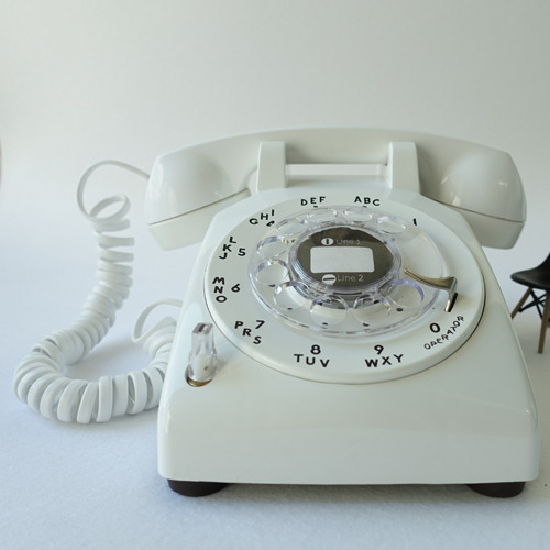             vintage snow white dial phone(재입고)