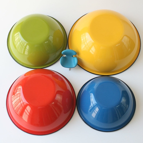 vintage colors mixing bowls(4 set)