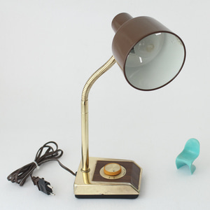 vintage gooseneck lamp(BROWN)
