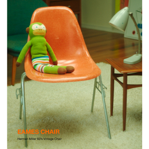 Orange Eames Vintage Chair